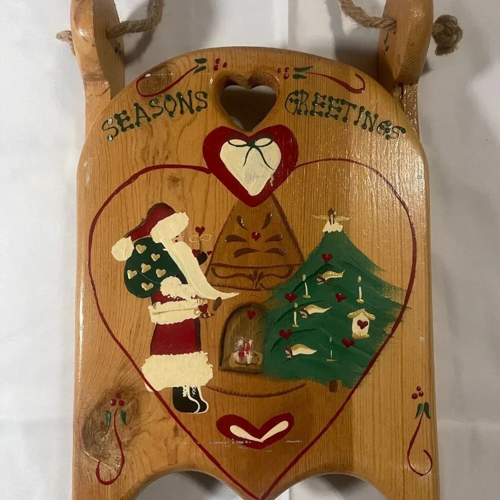 Hand Painted Christmas Wall Decor